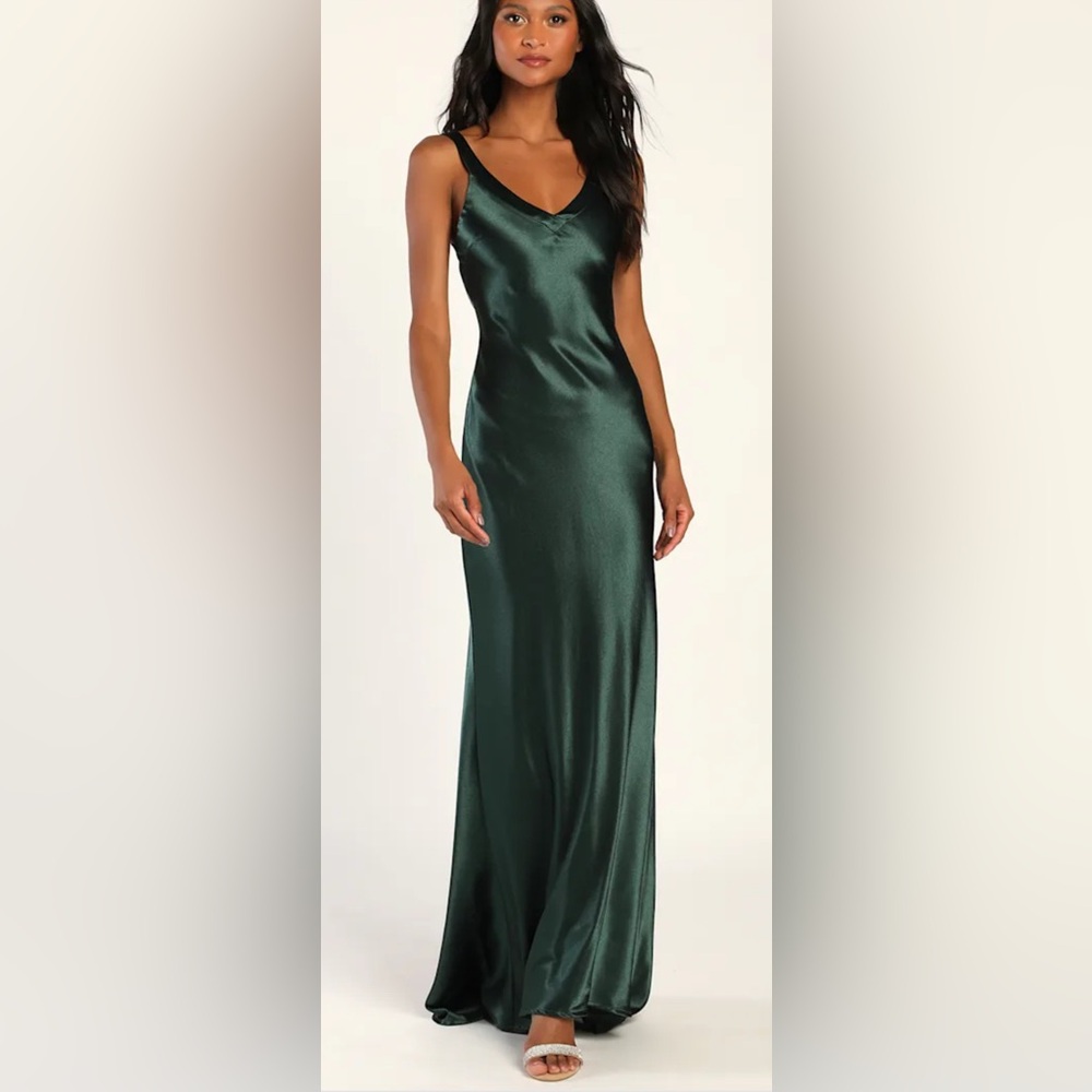 Lulus - Elegant Green Sleeveless Dress